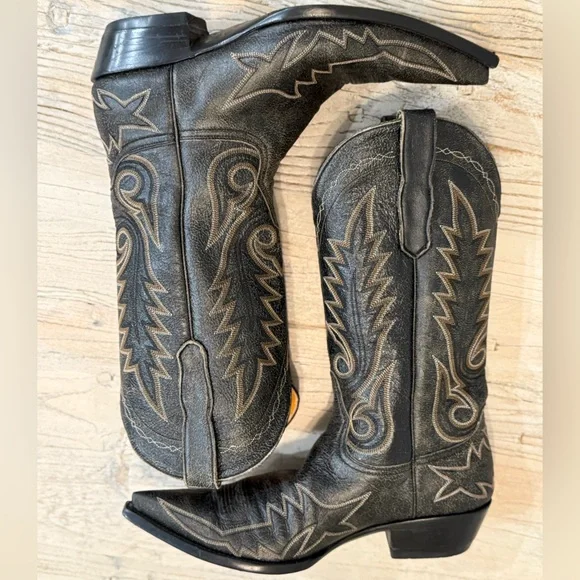 Old Gringo Men’s Cowboy Boots with Embroidered Design size 9 - Picture 7 of 13